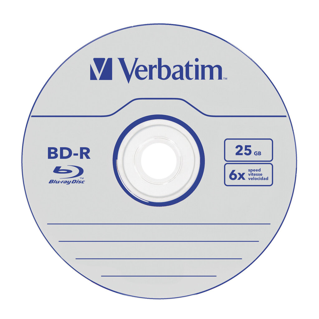 Verbatim BD-R 25 GB cena un informācija | Vinila plates, CD, DVD | 220.lv