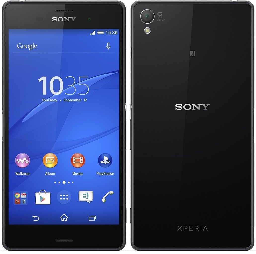 Телефон Sony Xperia Z3 D6683 2SIM, Juoda цена | 220.lv