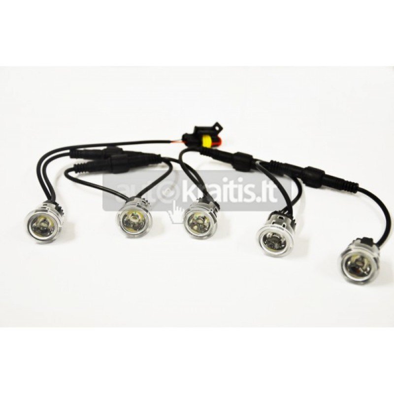 LED dienas gaitas lukturi NSSC 502 mini цена и информация | Automašīnu spoguļi, restes, lukturi | 220.lv
