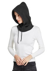 (Elastīga2Melns)Sparsil unisex trikotāžas šalle ar kapuci Cepure ziemas sievietēm kašmira beanie pārsegu dāmu vilnas kakla un sejas aizsargs Balaclava Skullies vīriešiem ar kapuci цена и информация | Женские шапки | 220.lv