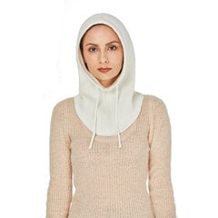 (Elastīgs14 jauns balts)Sparsil unisex trikotāžas šalle ar kapuci Cepure ziemas sieviešu kašmira beanie pārsegu dāmu vilnas kakla un sejas aizsarglīdzekļi Balaclava Skullies vīriešiem ar kapuci цена и информация | Женские шапки | 220.lv