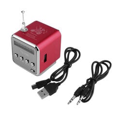 Pārnēsājams alumīnija sakausējuma Micro USB Mini digitālais stereo Super Bass skaļrunis Ubwoofer MP3/4 FM radio uztvērējs mūzikas atskaņotājs cena un informācija | USB adapteri automašīnas oriģinālai skaņas sistēmai | 220.lv