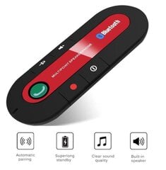 Kebidu Mini Sun Visor Clip Bluetooth skaļruņa audio Mp3 mūzikas uztvērējs automašīnas komplekts bezvadu brīvroku skaļruņa adapteris tālrunim cena un informācija | USB adapteri automašīnas oriģinālai skaņas sistēmai | 220.lv