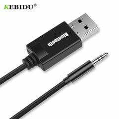 KEBIDU Mini 3,5 MM AUX Bluetooth uztvērējs automašīnas komplekts Audio MP3 mūzikas USB sargspraudņa adapteris televizoram datoram Bluetooth skaļruņu austiņas cena un informācija | USB adapteri automašīnas oriģinālai skaņas sistēmai | 220.lv