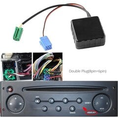 Automašīnas Bluetooth audio adaptera interfeiss MINI ISO 6Pin&8Pin Renault 2005-2011 modeļiem Stereo CD resursdators cena un informācija | USB adapteri automašīnas oriģinālai skaņas sistēmai | 220.lv