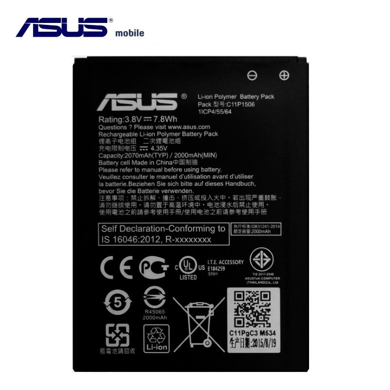 Asus C11P1506 Oriģināls Akumulators Zenfone Go ZC500TG / Live G500TG Li-Ion 2070mAh (OEM) cena un informācija | Akumulatori mobilajiem telefoniem | 220.lv