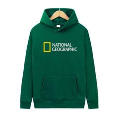 (3-XXL）Rudens un ziemas zīmola National Geographic žurnāla vīriešu/ vīriešu sporta apģērbu kapuci + цена и информация | Мужские толстовки | 220.lv