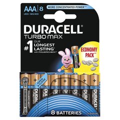 Baterijas DURACELL Turbo AAA LR06, 8 gabali цена и информация | Батарейки | 220.lv