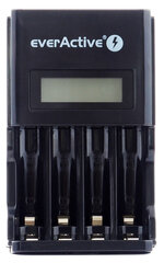 Charger everActive NC-450 Black Edition цена и информация | Зарядные устройства для элементов питания | 220.lv