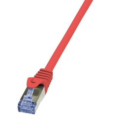 LOGILINK -Patch Cable Cat.6A 10G S/FTP PIMF PrimeLine red 1,50m cena un informācija | Kabeļi un vadi | 220.lv
