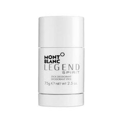 Stick-dezodorants Mont Blanc Legend Spirit 75 ml cena un informācija | Parfimēta vīriešu kosmētika | 220.lv