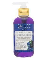 Нежное жидкое мыло для рук BLUEBERRIES-BLACKBERRIES Saules Fabrika, 200 мл цена и информация | Мыло | 220.lv