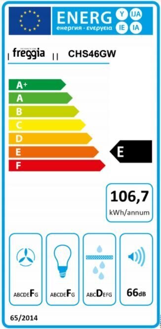 Freggia CHS46GW cena un informācija | Tvaika nosūcēji | 220.lv