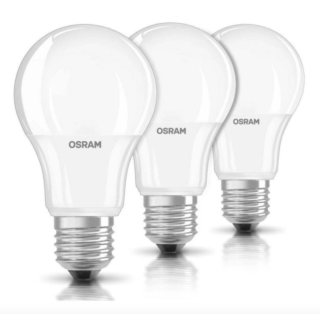 LED spuldze Osram E27, 8.5W, 2700K, 3 gab. cena un informācija | Spuldzes | 220.lv