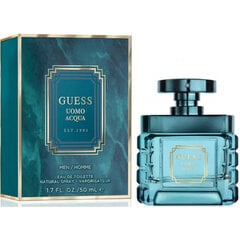 Tualetes ūdens Guess Uomo Acqua EDT vīriešiem, 50 ml cena un informācija | Vīriešu smaržas | 220.lv