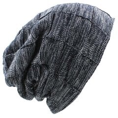 (HT077BLU)Solid Design Skullies Bonnet Ziemas cepures Sievietēm Vīriešu Beanie Vīriešu Mākslīgās Kažokādas Siltas Baggy Trikotāžas Trikotāžas Ziemas cepures Cepures цена и информация | Женские шапки | 220.lv