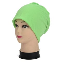 (56 līdz 59 cm Fluorescējoša zaļa) Four Seasons Vispārpiemērots unisex trikotāžas cepure Tamborēta Slouchy Beanie Cepures Cepure sievietēm Vīriešiem Beanies Skullies Hip Hop Cepures цена и информация | Женские шапки | 220.lv