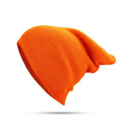 (F) Ziemas viengabalaina trikotāžas beanie sievietēm vīriešiem pavasara rudens silta galvaskausa cepure Sieviešu unisex tēta cepure Unisex poliestera kaulu pupiņas цена и информация | Женские шапки | 220.lv