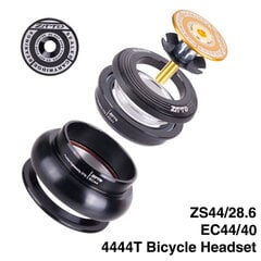 (4444T GOLD) Velosipēdu austiņas 4444T MTB 44mm ZS44 EC44 CNC 1 1/8"-1 1/2" taisnas caurules rāmis līdz konusveida caurules dakšai 1,5 adaptera austiņas цена и информация | Женские шапки | 220.lv