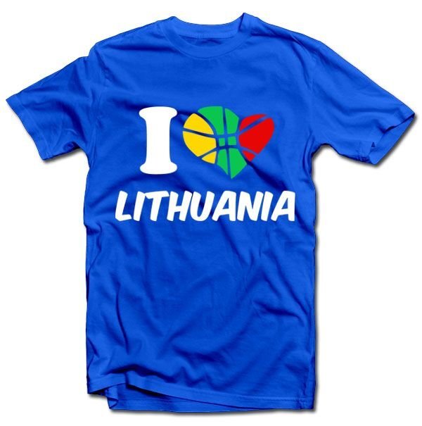 T-krekls "I love Lithuania" cena un informācija |  Oriģināli T-krekli | 220.lv