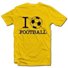 Рубашка "I love football" цена и информация | Оригинальные футболки | 220.lv