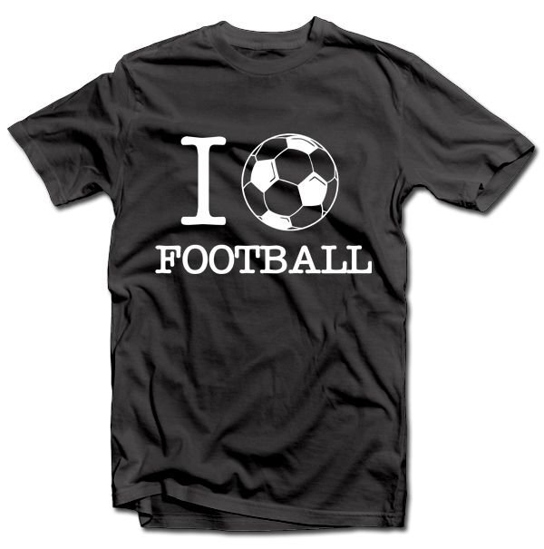 T- krekls "I love football" cena un informācija |  Oriģināli T-krekli | 220.lv