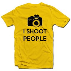 Рубашка "I shoot people" цена и информация | Оригинальные футболки | 220.lv