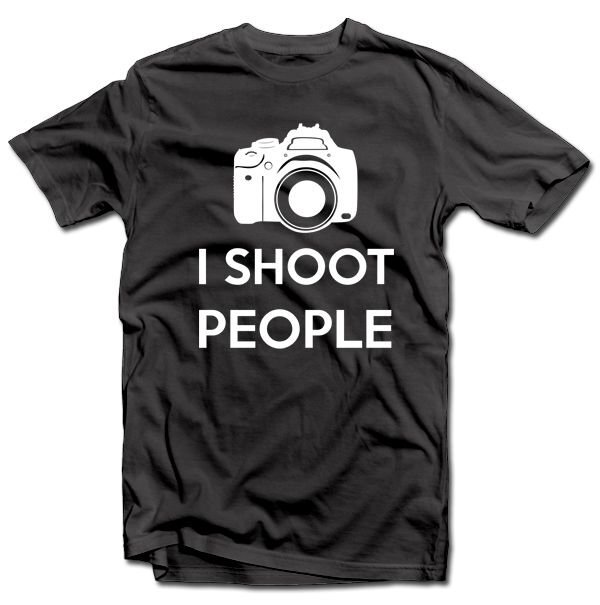 T-krekls "I shoot people" цена и информация |  Oriģināli T-krekli | 220.lv