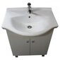 Apakšējais vannas istabas skapītis ar izlietni C20, balts цена и информация | Vannas istabas skapīši | 220.lv