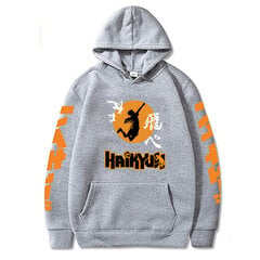 (Gray1-S）Japan Anime Haikyuu Cosplay Hoodie Men цена и информация | Мужские толстовки | 220.lv