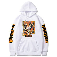 (white-S）Anime Haikyuu sporta krekli vīriešiem/ hiphopa ielas apģērbs цена и информация | Мужские толстовки | 220.lv