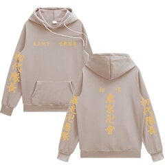 (apricot-M）Anime Tokyo Avengers Hoodie Men цена и информация | Мужские толстовки | 220.lv