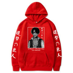 (Red-M) Japāņu anime Graphic Attack on Titan Harajuku Unisex sporta krekls цена и информация | Мужские толстовки | 220.lv