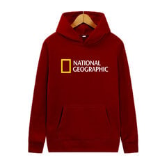 (31-XL）Rudens un ziemas zīmola National Geographic žurnāla vīriešu/vīriešu sporta apģērbu kapuci + цена и информация | Мужские толстовки | 220.lv