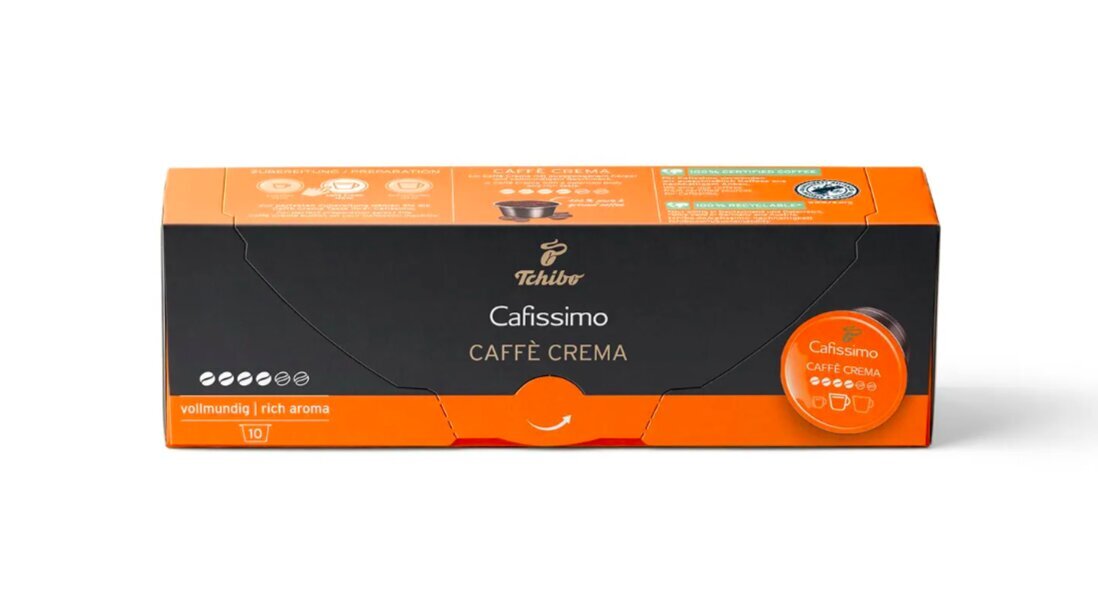 Kafijas kapsulas Cafissimo „Caffè Crema Rich Aroma“, 10 gab. cena un informācija | Kafija, kakao | 220.lv