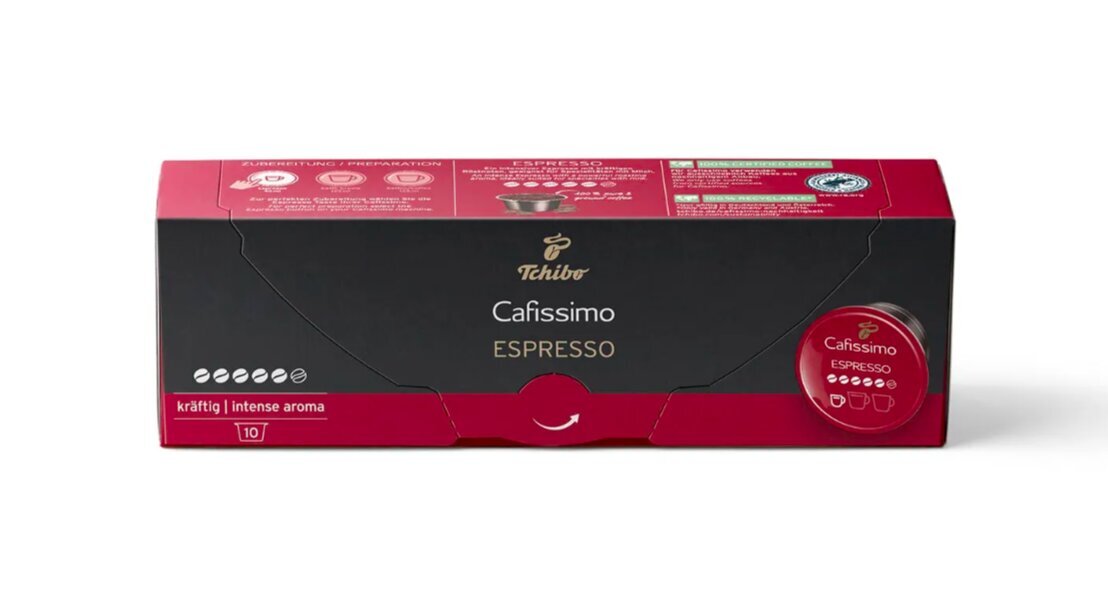 TCHIBO Cafissimo Espresso Kraftig 75 g цена и информация | Kafija, kakao | 220.lv