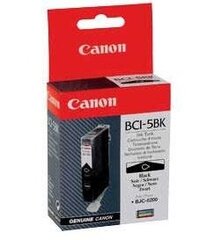 Canon BCI-5BK Inkjet Cartridge, Melna cena un informācija | Tintes kārtridži | 220.lv