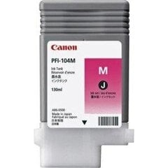 Tinte Canon PFI104 Dye Magenta | 130 ml | iPF650/655/750/755 cena un informācija | Tintes kārtridži | 220.lv