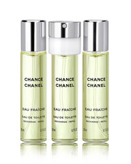 <p>Chanel Chance Eau Fraiche EDT для женщин 3x20 мл</p>
 цена и информация | Женские духи Lovely Me, 50 мл | 220.lv