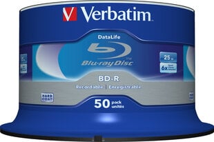 Verbatim BD-R 43838 цена и информация | Виниловые пластинки, CD, DVD | 220.lv