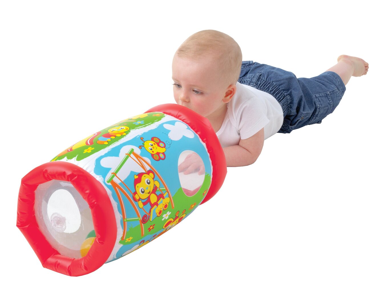 Piepūšamais apskates rolls Playgro in Roller, 0184971 цена и информация | Rotaļlietas zīdaiņiem | 220.lv