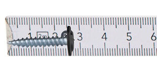 250 шт. саморезы 4,2x25 мм RAL 9005, с шайбой, для металла и дерева, Etanco GM-S цена и информация | Крепежные изделия | 220.lv