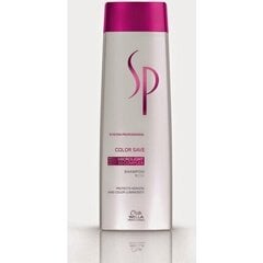 Šampūns krāsotiem matiem Wella Professional SP Color Save 250 ml cena un informācija | Šampūni | 220.lv