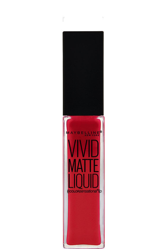 Maybelline Color Sensational Vivid Matte Liquid lūpukrāsa 8 ml, 35 Rebel Red cena un informācija | Lūpu krāsas, balzāmi, spīdumi, vazelīns | 220.lv