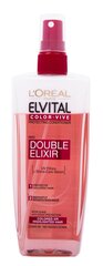 L’oréal paris elvital color vive double elixir divfāžu sprejs-kondicionieris krāsotiem vai šķipsnās krāsotiem matiem <br /> l'oreal paris цена и информация | Бальзамы, кондиционеры | 220.lv