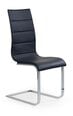 Комплект из 4 стульев Halmar K104, черный/белый