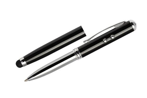 Ручка - лазер (4in1) "QUATRO" цена и информация | Бизнес подарки | 220.lv