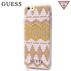 Защитный чехол Guess Aztec для Apple iPhone 7 4.7", прозрачный/розовый цена и информация | Чехлы для телефонов | 220.lv