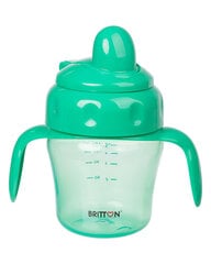 Pudelīte Britton, 150 ml, zaļa cena un informācija | Bērnu pudelītes un to aksesuāri | 220.lv