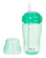 Pudelīte ar salmiņu Britton, 270 ml, zaļa цена и информация | Bērnu pudelītes un to aksesuāri | 220.lv